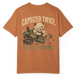 Capsized Still Fishing t-shirt in Midnight, thumbnail 19