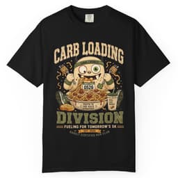Carb Loading Division t-shirt in Espresso, thumbnail 2