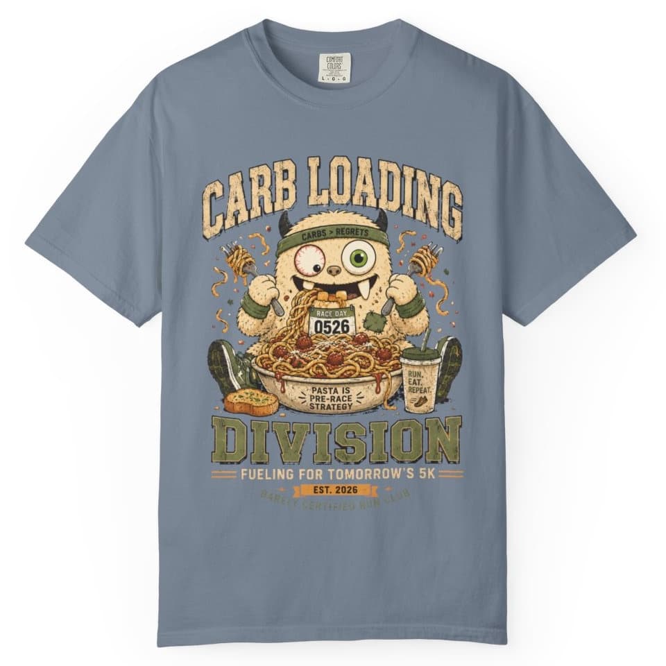 Carb Loading Division t-shirt in Espresso, photo 8