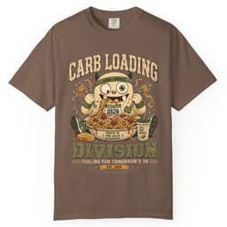 Carb Loading Division t-shirt in Espresso, thumbnail 1