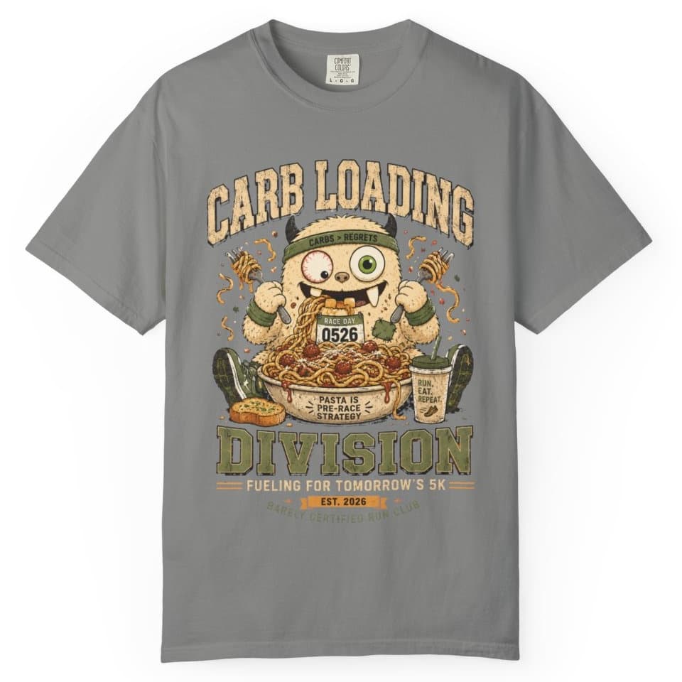 Carb Loading Division t-shirt in Espresso, photo 7