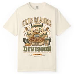 Carb Loading Division t-shirt in Espresso, thumbnail 10