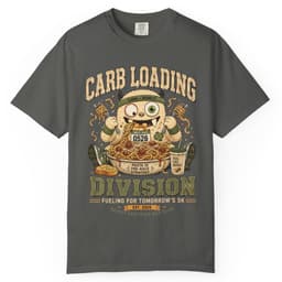 Carb Loading Division t-shirt in Espresso, thumbnail 4