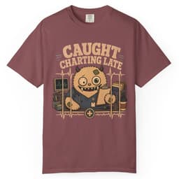 Charting After Dark t-shirt in Black, thumbnail 9
