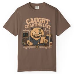 Charting After Dark t-shirt in Black, thumbnail 3