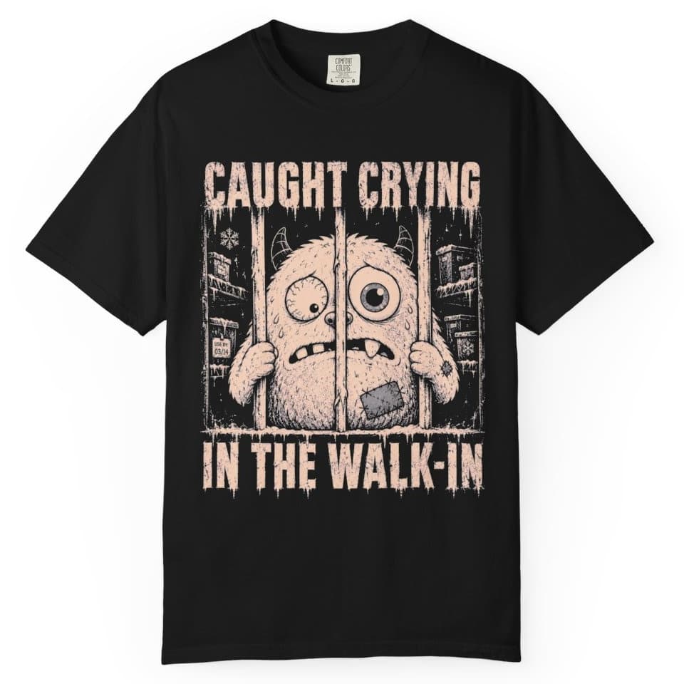 Walk-In Cry Session t-shirt in Blue Jean, photo 2