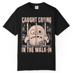Walk-In Cry Session t-shirt in Blue Jean, thumbnail 2