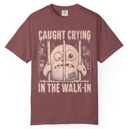 Walk-In Cry Session t-shirt in Blue Jean, thumbnail 9