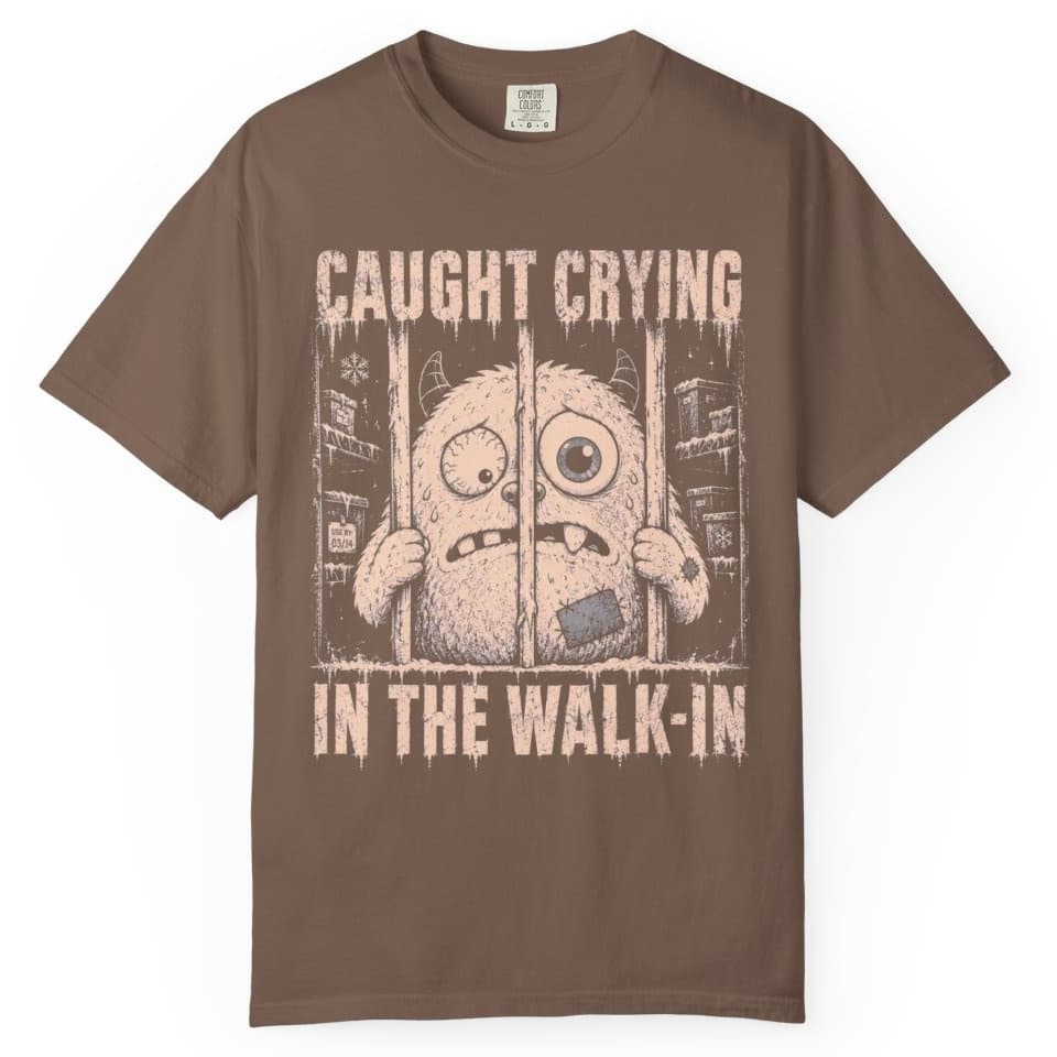 Walk-In Cry Session t-shirt in Blue Jean, photo 4