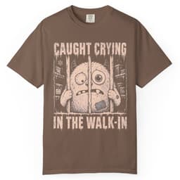 Walk-In Cry Session t-shirt in Blue Jean, thumbnail 4