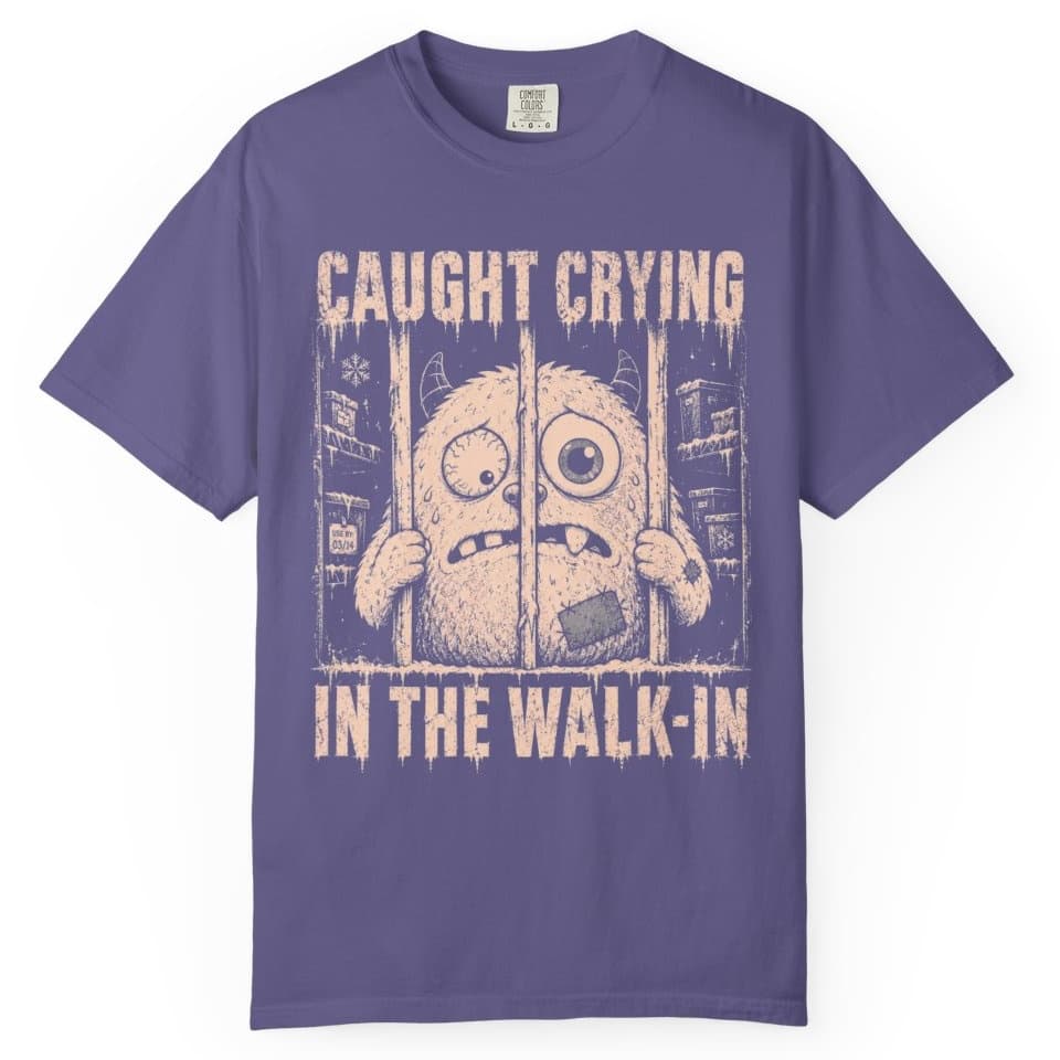 Walk-In Cry Session t-shirt in Blue Jean, photo 7