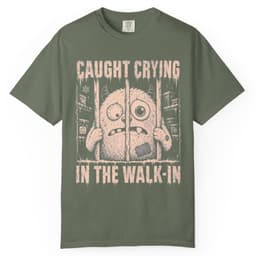 Walk-In Cry Session t-shirt in Blue Jean, thumbnail 6