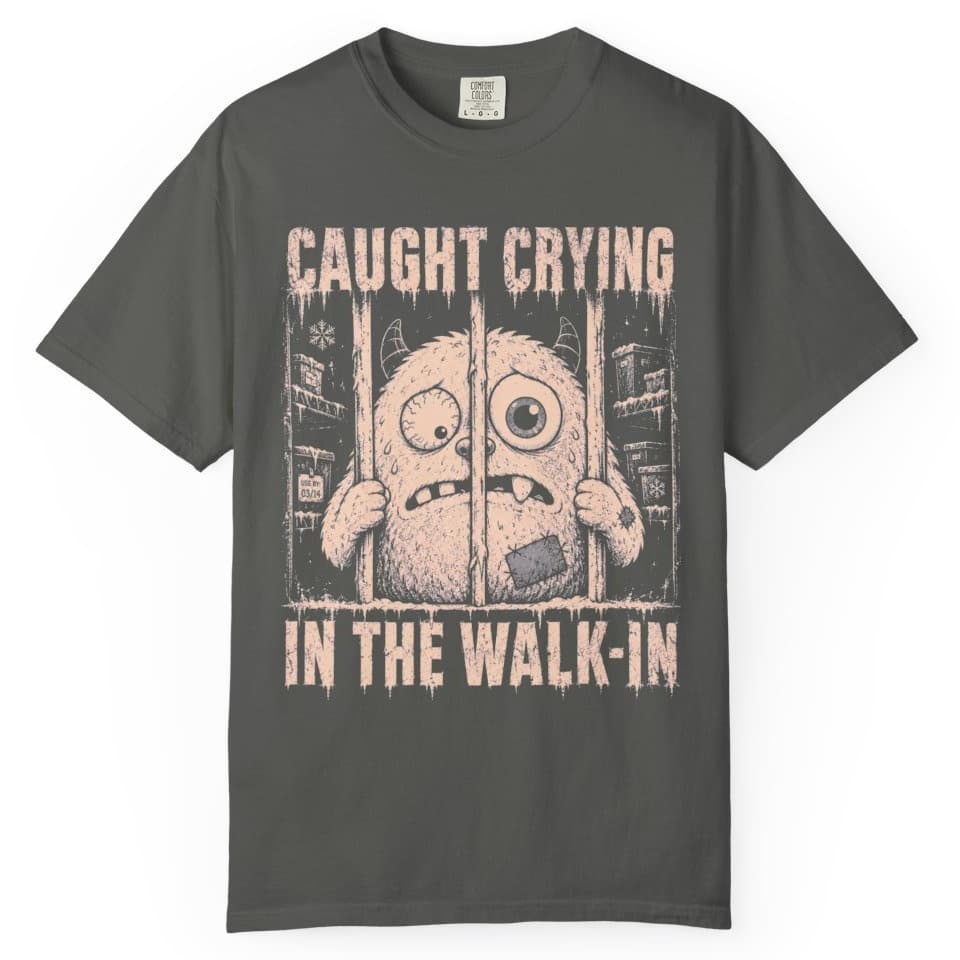Walk-In Cry Session t-shirt in Blue Jean, photo 5