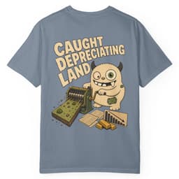 Caught Depreciating Land Premium t-shirt in Yam, thumbnail 17