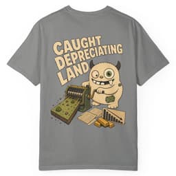 Caught Depreciating Land Premium t-shirt in Yam, thumbnail 15