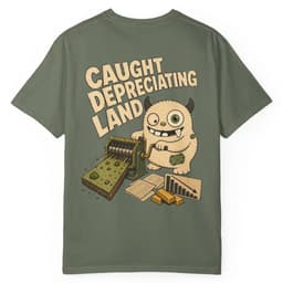 Caught Depreciating Land Premium t-shirt in Yam, thumbnail 11