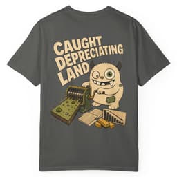 Caught Depreciating Land Premium t-shirt in Yam, thumbnail 9