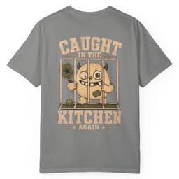 Caught In The Kitchen Again t-shirt in Black, thumbnail 11