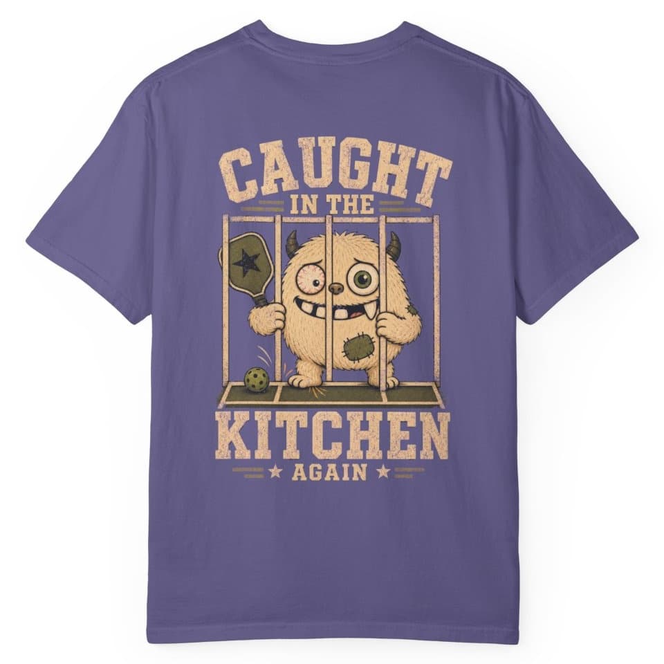 Caught In The Kitchen Again t-shirt in Black, photo 9
