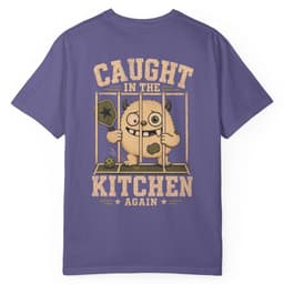 Caught In The Kitchen Again t-shirt in Black, thumbnail 9