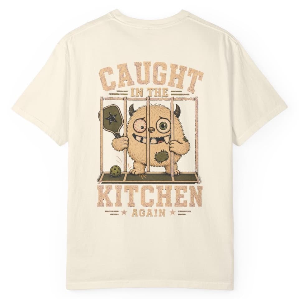Caught In The Kitchen Again t-shirt in Black, photo 15