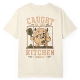 Caught In The Kitchen Again t-shirt in Black, thumbnail 15
