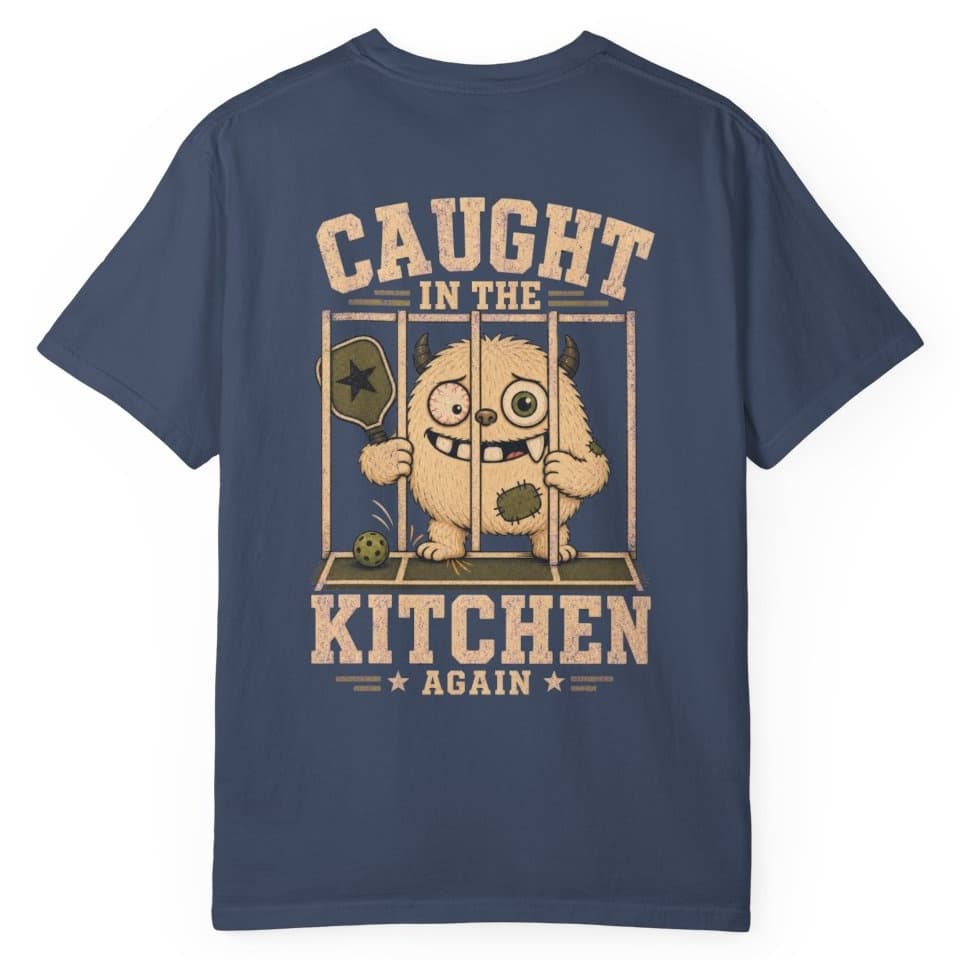 Caught In The Kitchen Again t-shirt in Black, photo 3