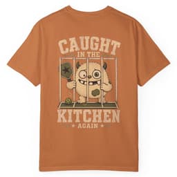 Caught In The Kitchen Again t-shirt in Black, thumbnail 17