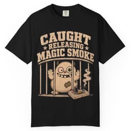 Magic Smoke Mugshot t-shirt in Midnight, thumbnail 2