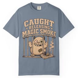 Magic Smoke Mugshot t-shirt in Midnight, thumbnail 8