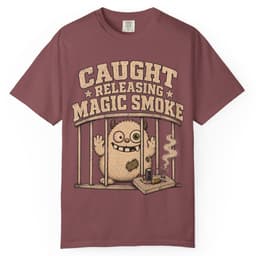 Magic Smoke Mugshot t-shirt in Midnight, thumbnail 9