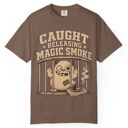 Magic Smoke Mugshot t-shirt in Midnight, thumbnail 3