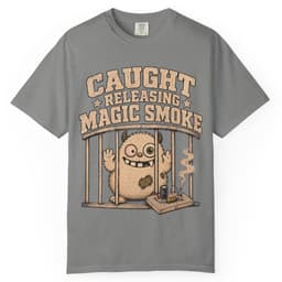 Magic Smoke Mugshot t-shirt in Midnight, thumbnail 7