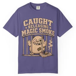 Magic Smoke Mugshot t-shirt in Midnight, thumbnail 6