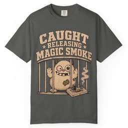 Magic Smoke Mugshot t-shirt in Midnight, thumbnail 4