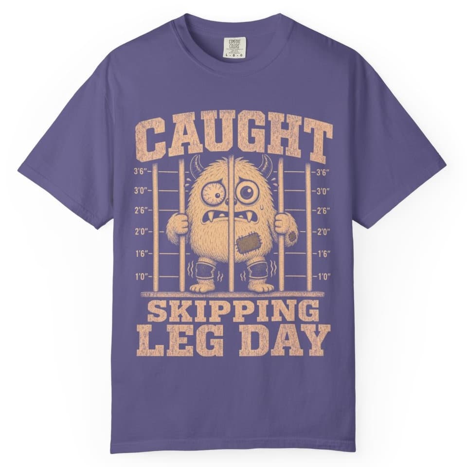 Leg Day Lineup t-shirt in Midnight, photo 6