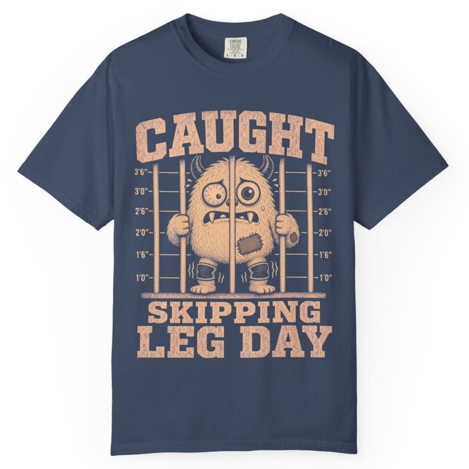 Leg Day Lineup t-shirt in Midnight, photo 1