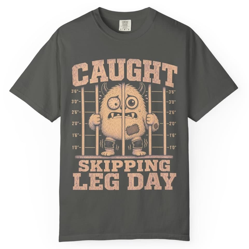 Leg Day Lineup t-shirt in Midnight, photo 4