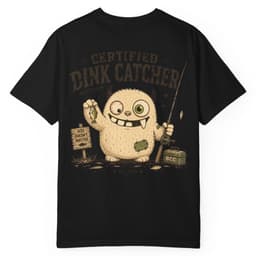 Certified Dink Catcher t-shirt in Pepper, thumbnail 3