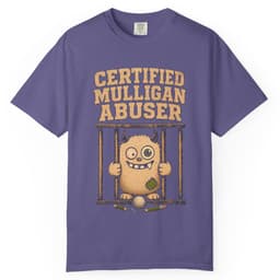 Certified Mulligan Abuser t-shirt in Midnight, thumbnail 5