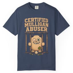Certified Mulligan Abuser t-shirt in Midnight, thumbnail 1
