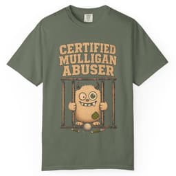 Certified Mulligan Abuser t-shirt in Midnight, thumbnail 4