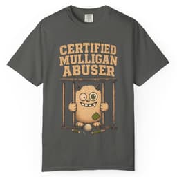 Certified Mulligan Abuser t-shirt in Midnight, thumbnail 3