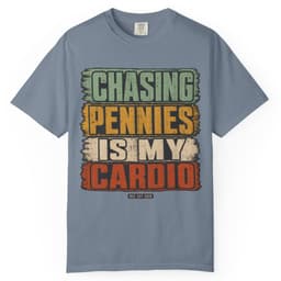 Chasing Pennies Cardio t-shirt in Espresso, thumbnail 8