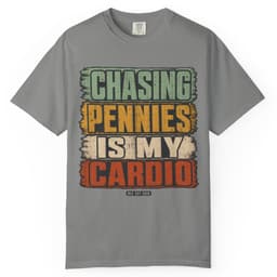 Chasing Pennies Cardio t-shirt in Espresso, thumbnail 7