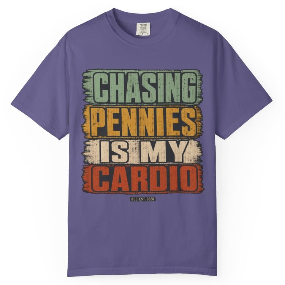 Chasing Pennies Cardio t-shirt in Espresso, photo 6