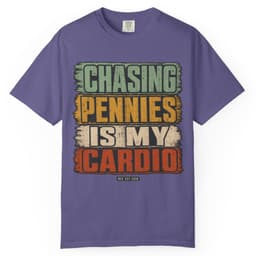 Chasing Pennies Cardio t-shirt in Espresso, thumbnail 6