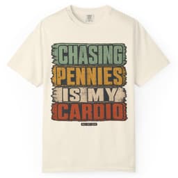 Chasing Pennies Cardio t-shirt in Espresso, thumbnail 10