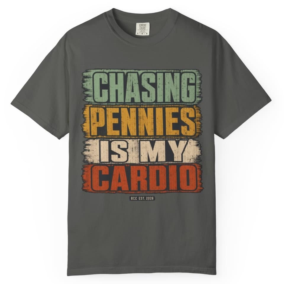 Chasing Pennies Cardio t-shirt in Espresso, photo 4