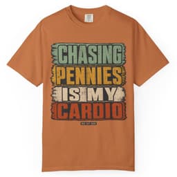 Chasing Pennies Cardio t-shirt in Espresso, thumbnail 11